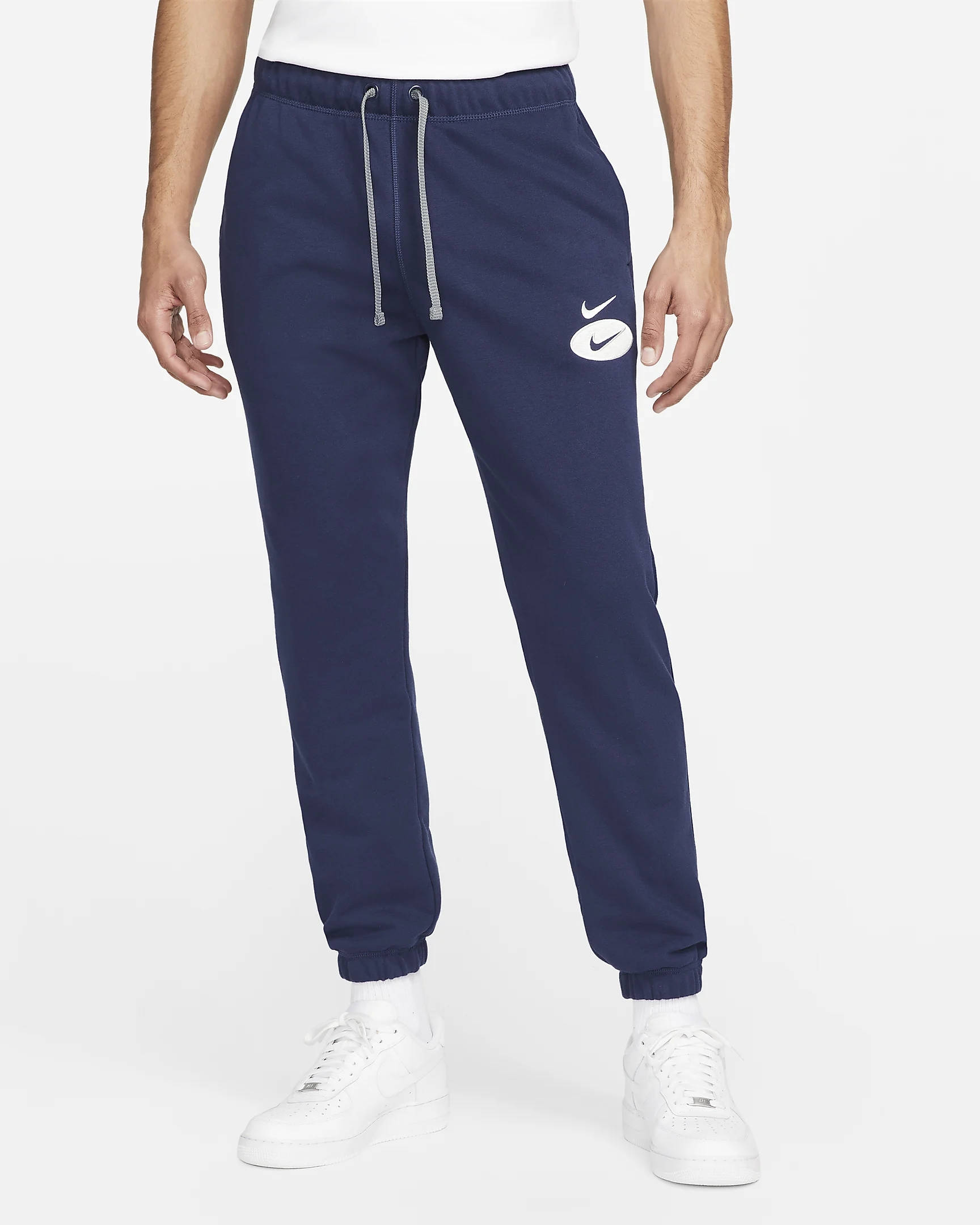 nike sportswear swoosh french terry pants