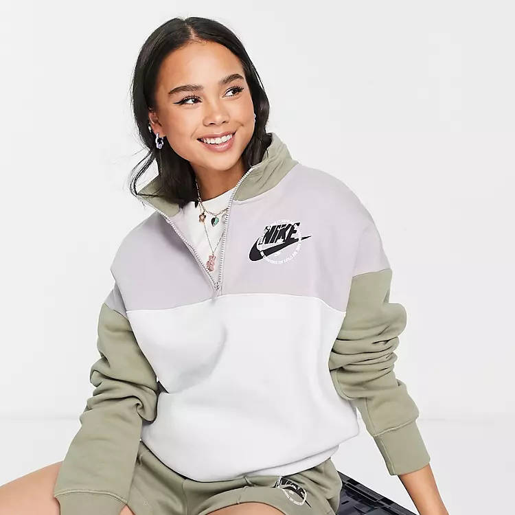 Nike Utility Quarter Zip Fleece Sweatshirt