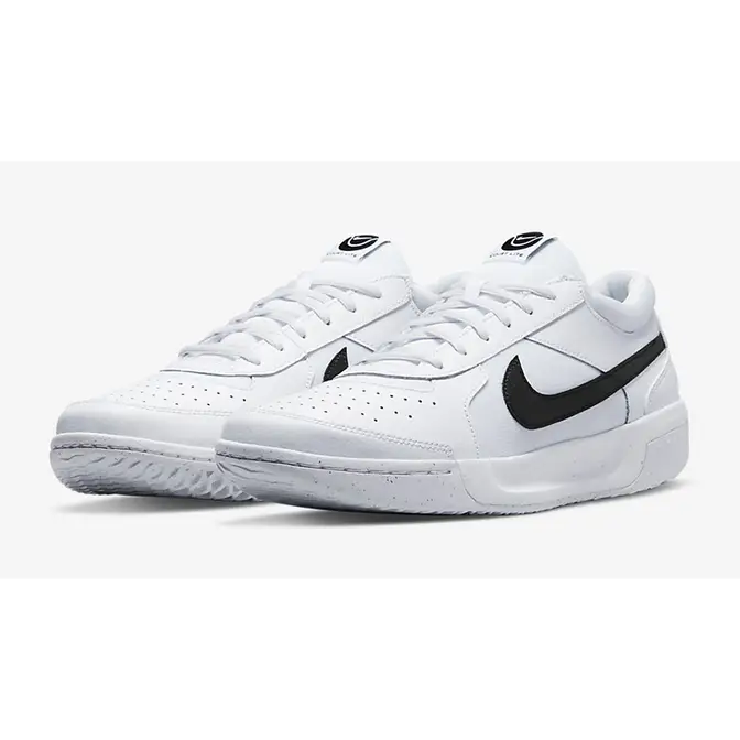 NikeCourt Zoom Lite 3 White Black DH0626-100 front