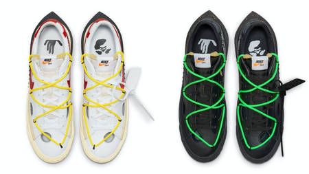 The Off-White x Nike Blazer Low Pack Is Releasing Next Week