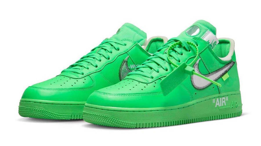 Off-White x Nike Air Force 1 Low Green Spark | Where To Buy | DX1419 ...
