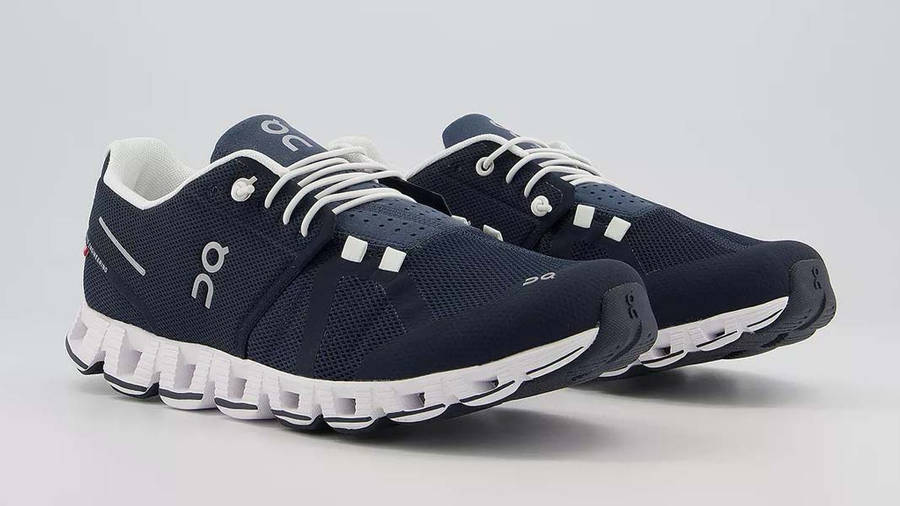 On Running Cloud Navy White Front