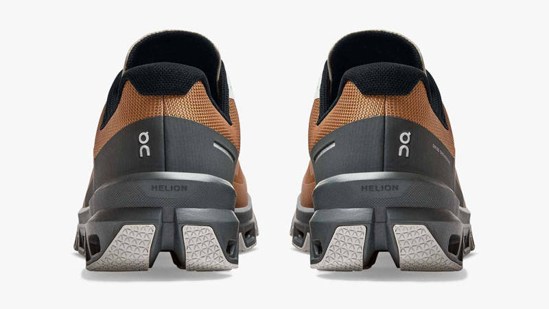 On Running Cloudventure Waterproof Brown Back