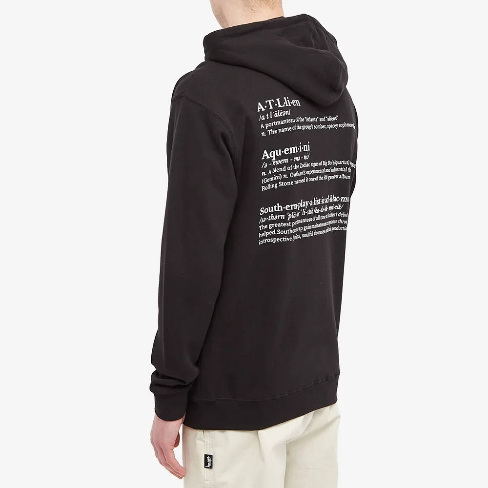 Outkast x Pleasures Vocabulary Hoodie - Black | The Sole Supplier