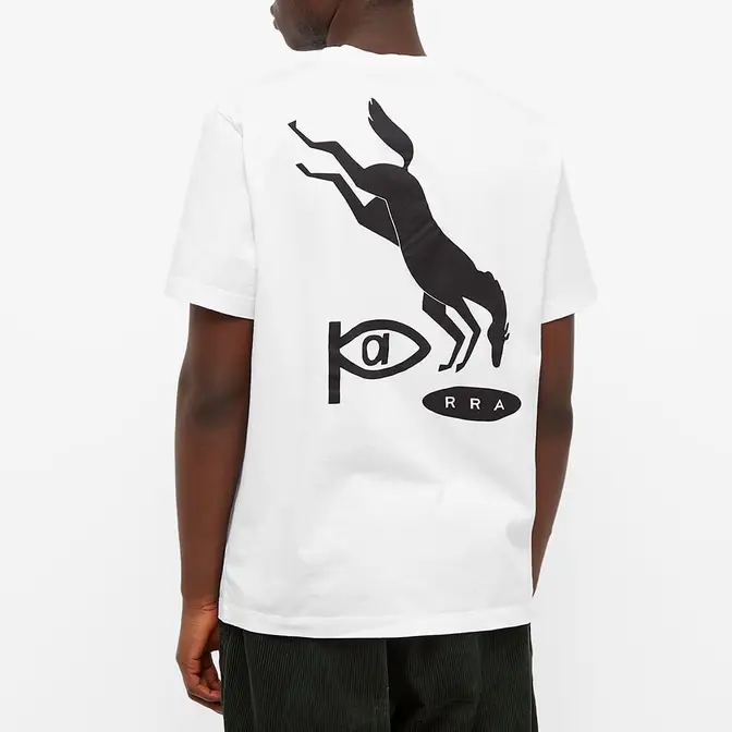 Parra Horse In A Hole T-Shirt White Back