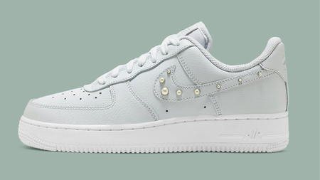 Elevate Your Rotation With The Luxurious Nike Air Force 1 "Pearl Swoosh"