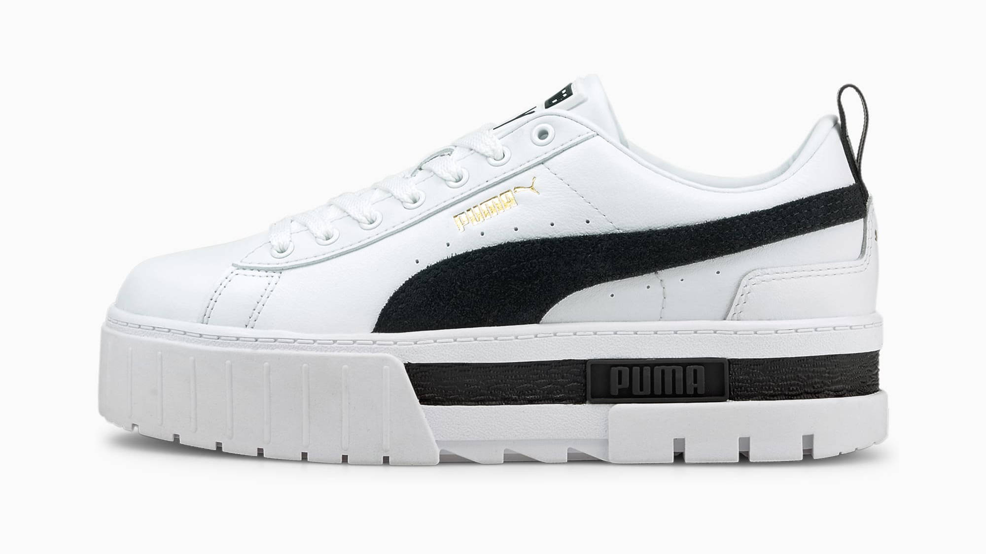 PUMA Mayze White Black
