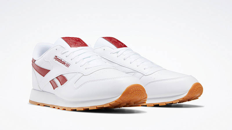 Reebok Classic Leather Vegan White Red GW9963 front