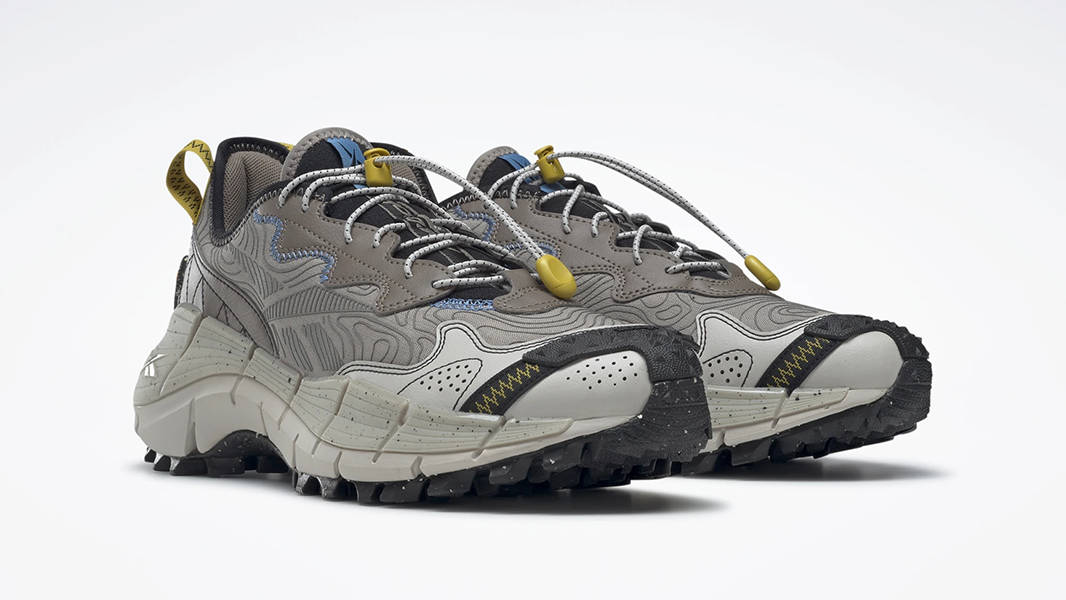 Reebok Zig Kinetica 2 Edge Boulder Grey GX0117 Side