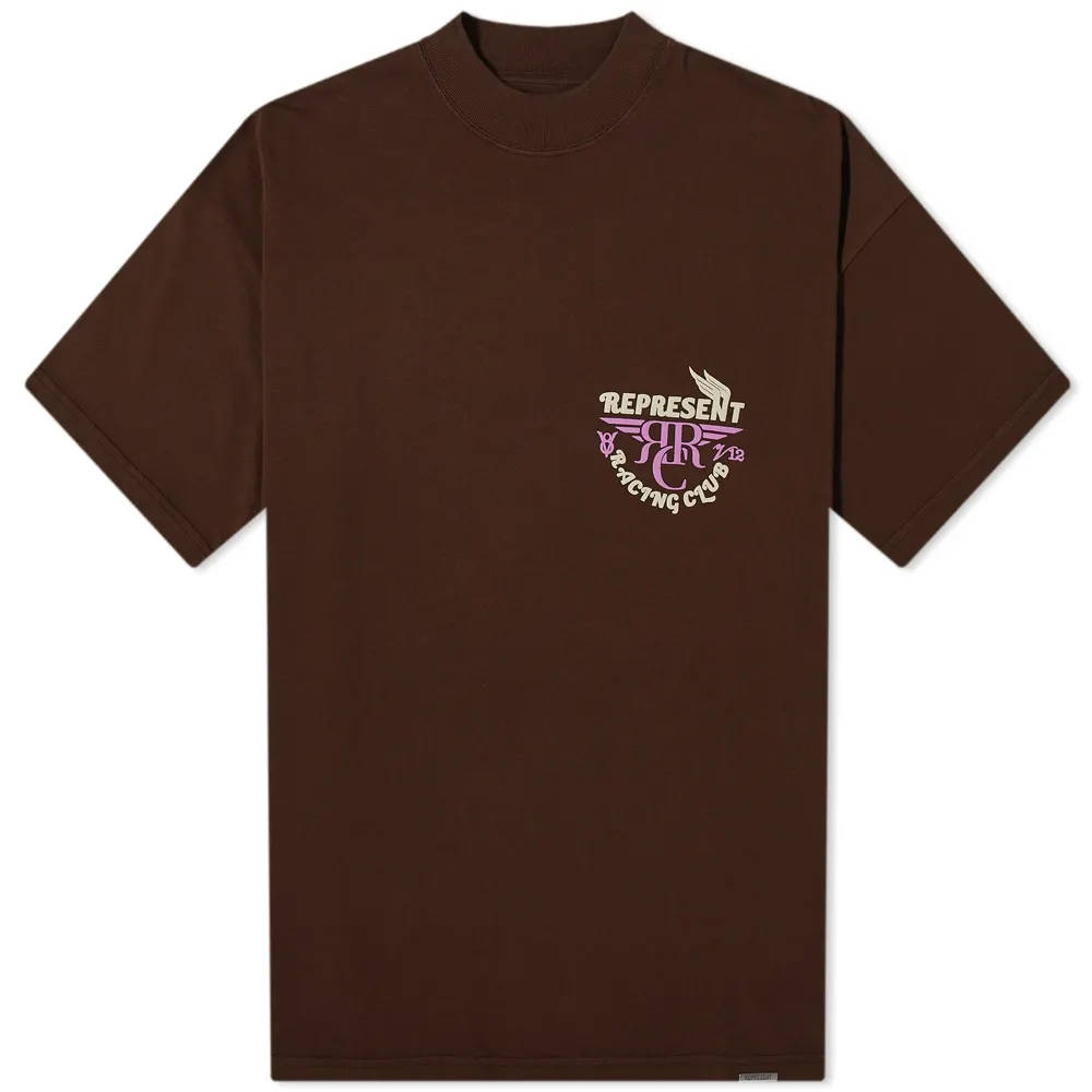 Represent Racing Club T-Shirt - Vintage Brown | The Sole Supplier