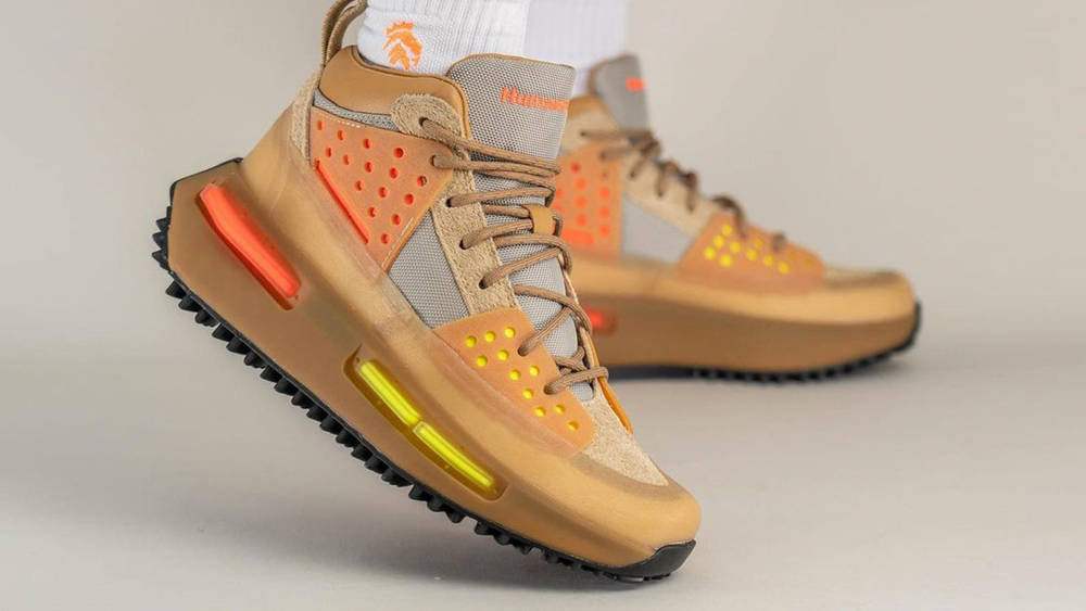 Image via yankeekicks The Pharrell x adidas Hu NMD S1 RYAT Surfaces in an Earthy Colourway