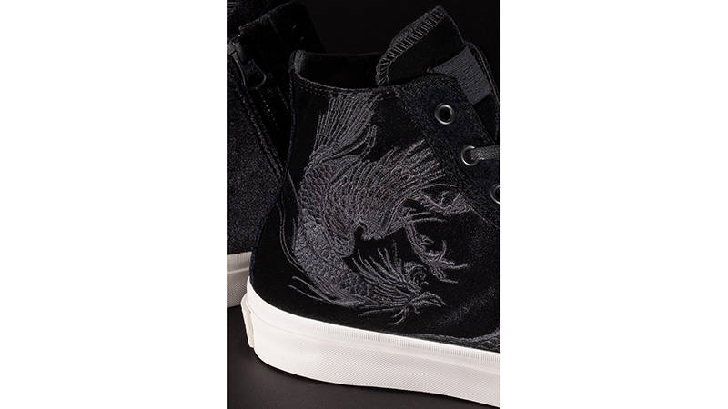Shinpei Ueno x Converse CK Pro SK Hi Black Detail