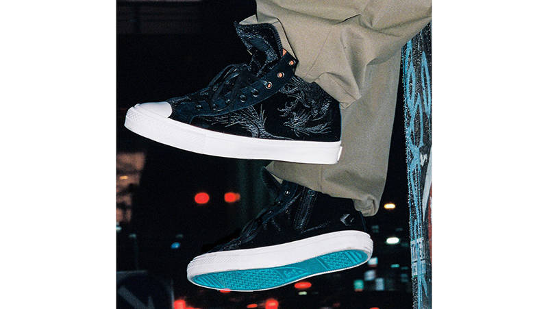 Shinpei Ueno x Converse CK Pro SK Hi Black Side