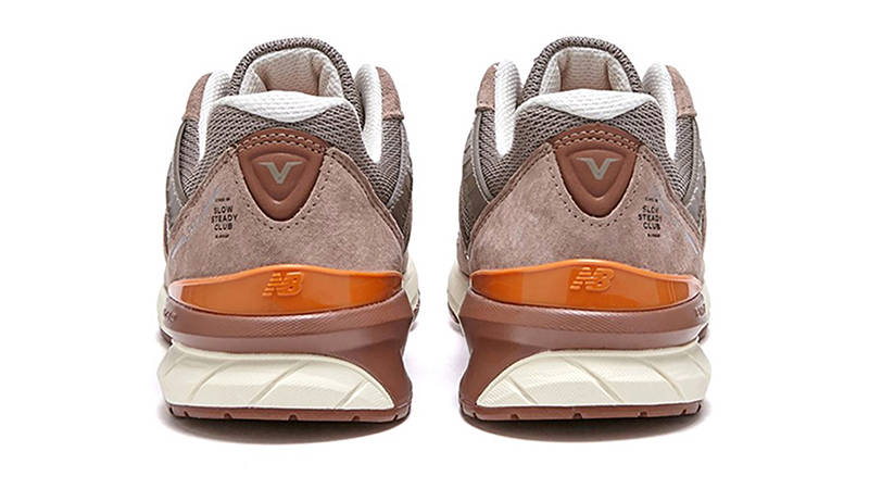 Slow Steady Club x New Balance 990v5 Brown Back