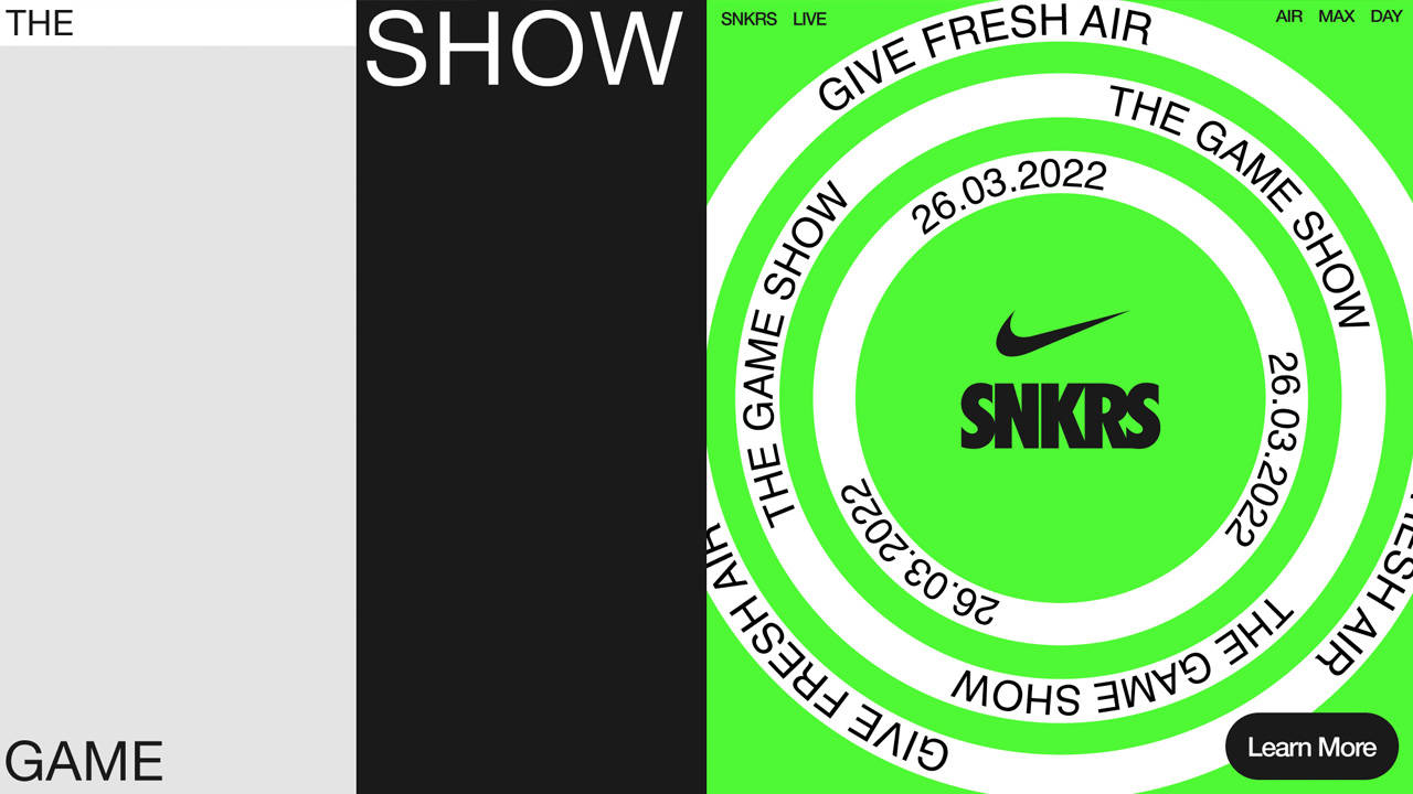 Give Fresh Air: the Game Show Is Coming This SNKRS Day!