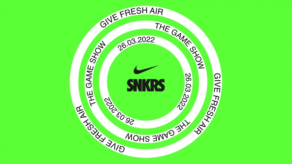 Give Fresh Air: the Game Show Is Coming This SNKRS Day!