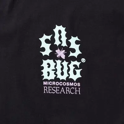 Balmain Kids dyed logo-print denim jacket Microcosmos T-Shirt SNS-3980-0100 Detail