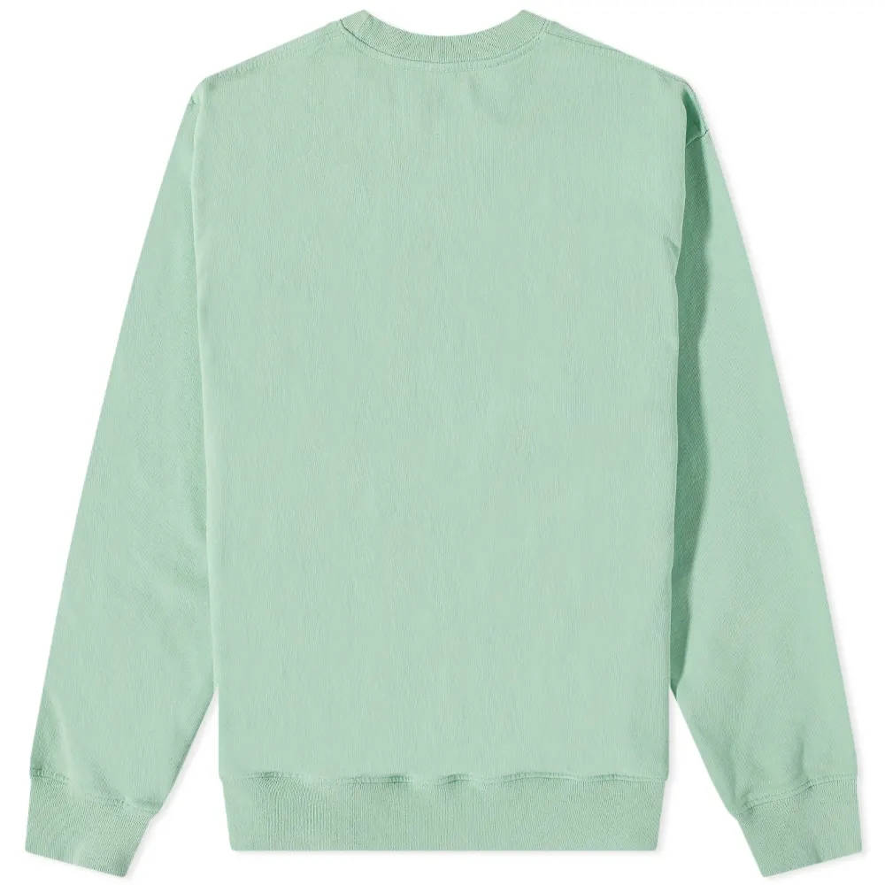 ★Sporty & Rich★ Monaco Logo Print Sweatshirt Sage CR445SA Sporty & Rich Monaco Crew Sweatshirt | Where To Buy | The