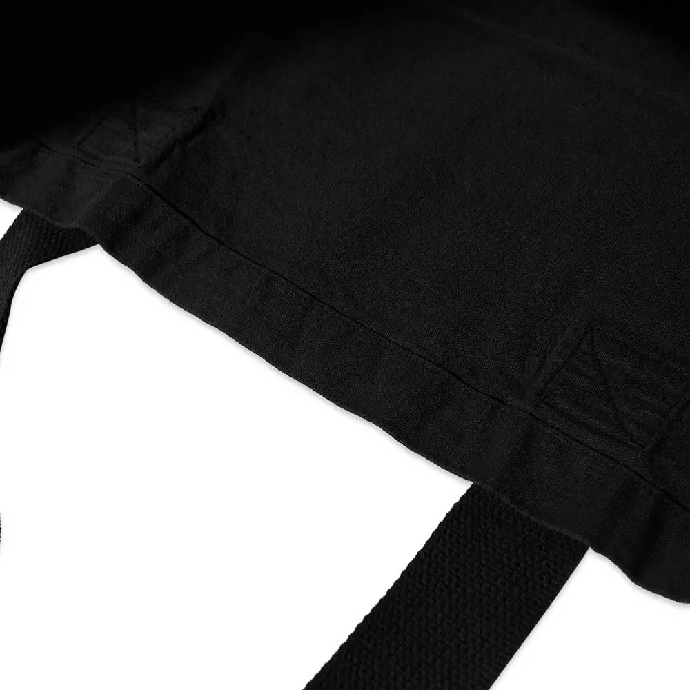 Sporty & Rich Script Logo Tote Bag Black Detail 2