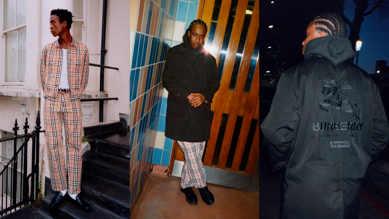 Supreme x Burberry Join Forces for a Striking Spring 2022 Capsule