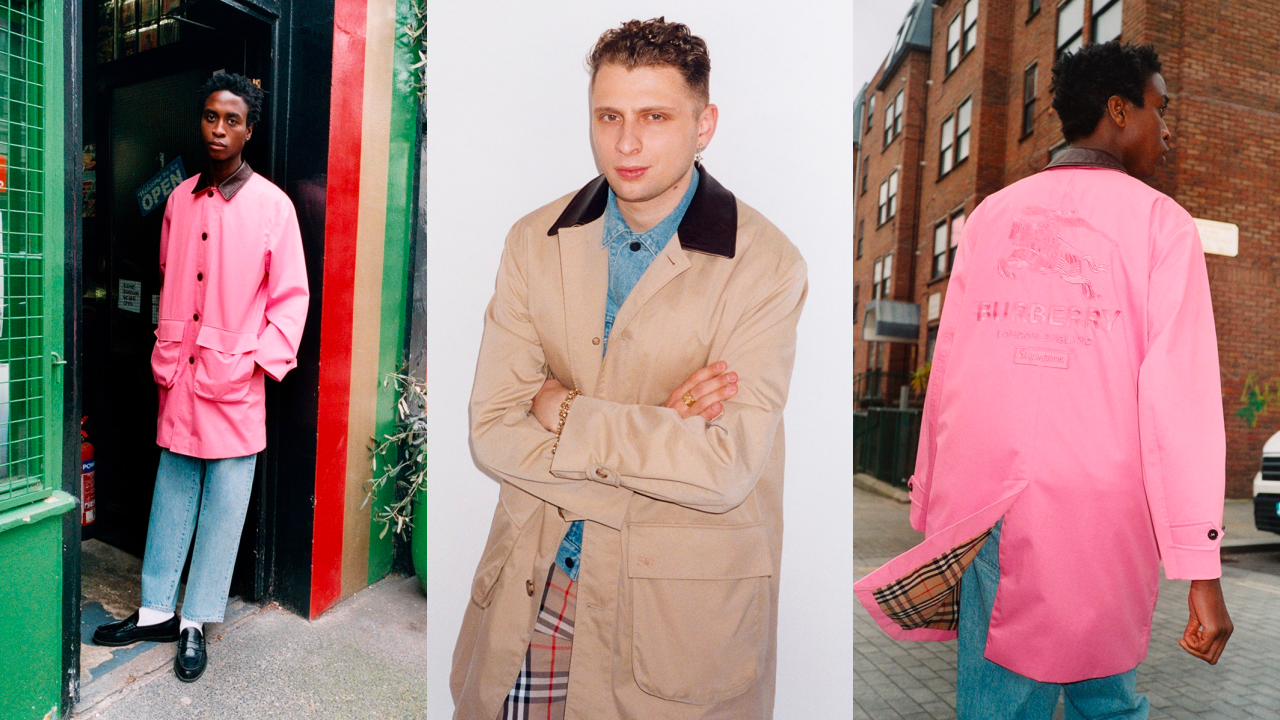 Supreme x Burberry Join Forces for a Striking Spring 2022 Capsule