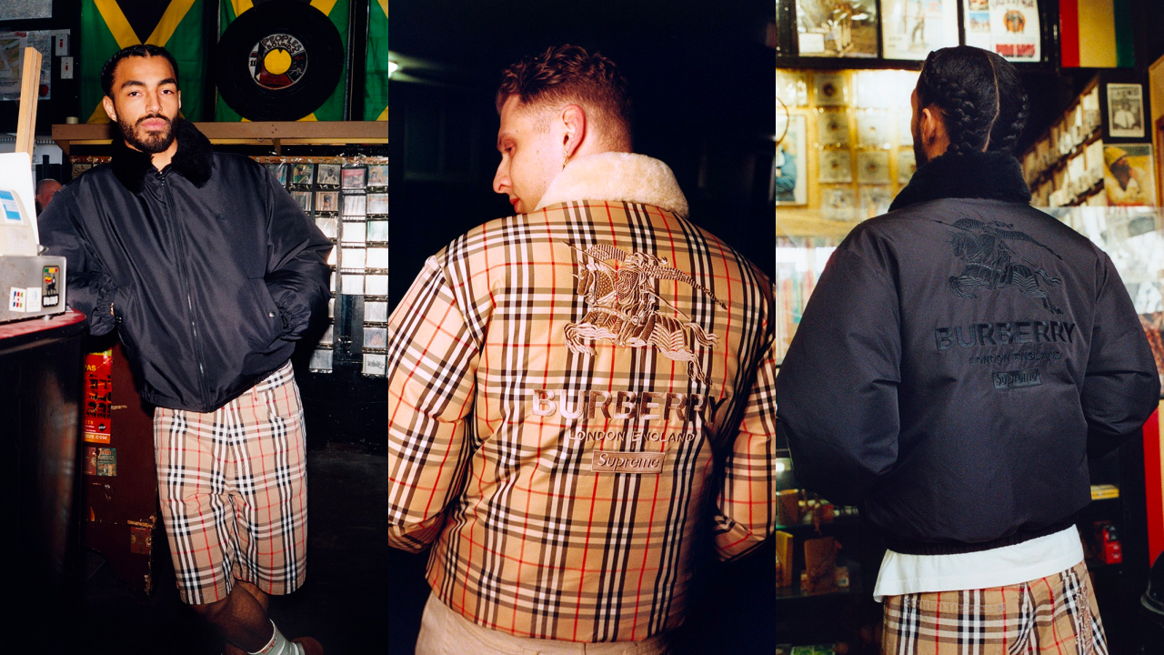 Supreme x Burberry Join Forces for a Striking Spring 2022 Capsule