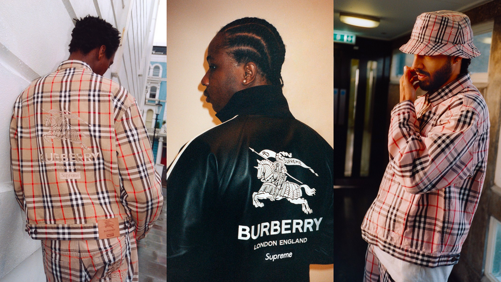 Supreme x Burberry Join Forces for a Striking Spring 2022 Capsule
