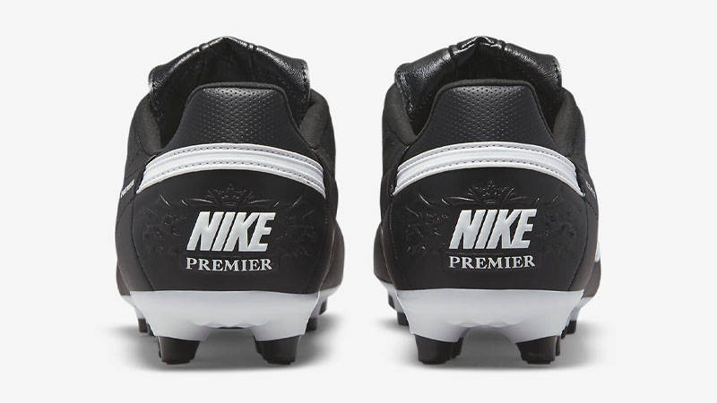 The Nike Premier 3 FG Black White Back