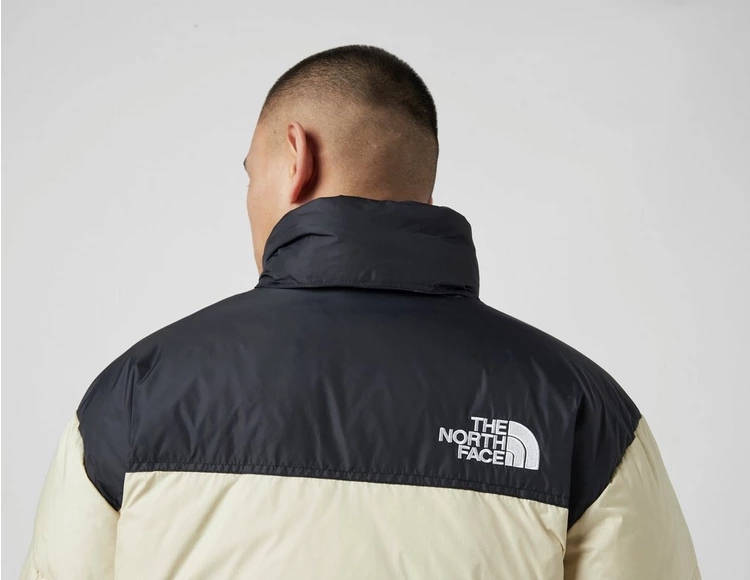 The North Face 1996 Retro Nuptse Jacket Beige Detail 2