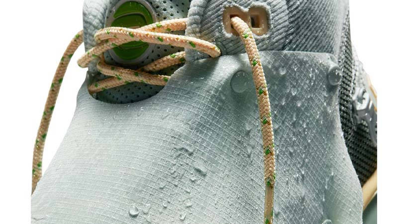 Travis Scott x Nike Air Trainer 1 SP Grey Haze Closeup 3