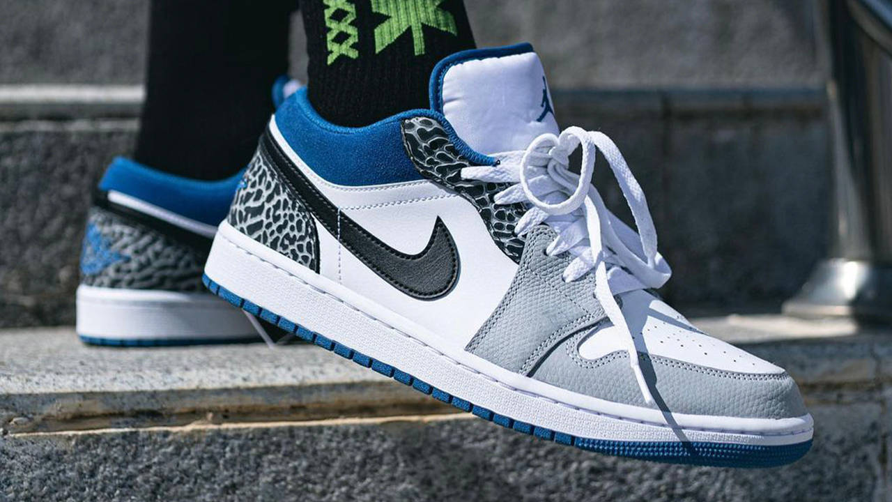 Air Jordan 1 Low "True Blue"