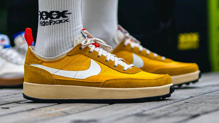 Mars Yard Vibes Feature on the Tom Sachs x NikeCraft General Purpose Shoe "Yellow" Mars Yard Vibes Feature on the Tom Sachs x NikeCraft General Purpose Shoe "Yellow"
