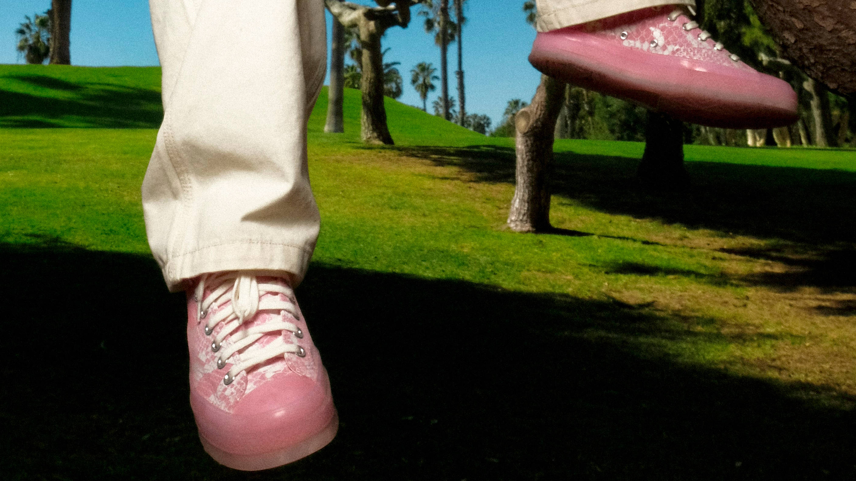 Tyler The Creator x Converse Chuck 70 Low Python Pink