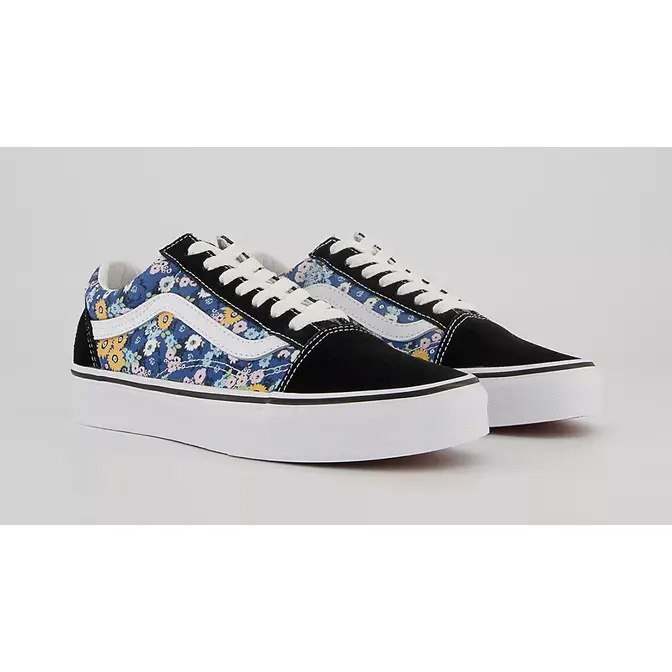 Vans floral store blue