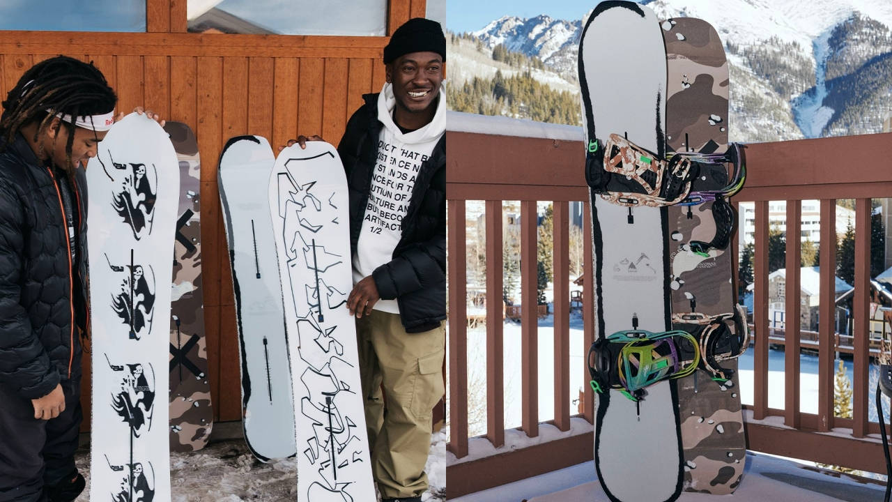 Hit the Slopes in Style With This Burton x Virgil Abloh Snowboarding Collection