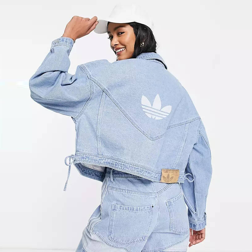 adidas 80’s Aerobic Oversized Denim Jacket