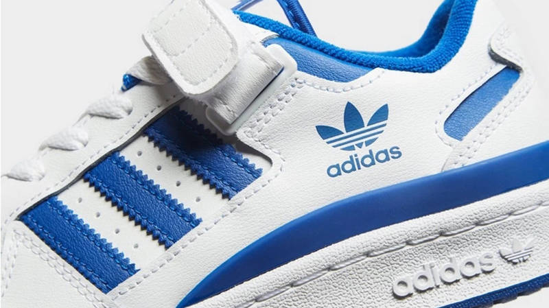 adidas Forum Low GS White Royal Blue