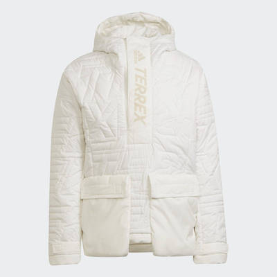 adidas Made To Be Remade Padded Anorak White front side