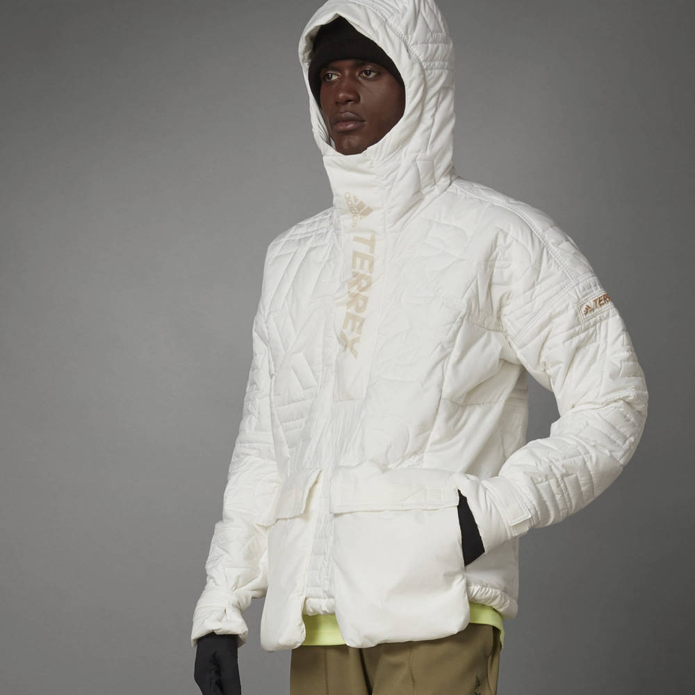 adidas Made To Be Remade Padded Anorak White hood