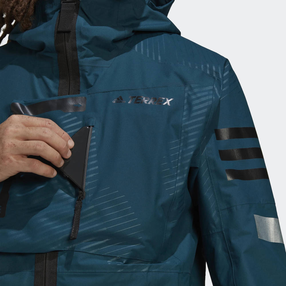 adidas Terrex Xploric Graphic RAIN.RDY Hiking Jacket HB4064 Detail 2