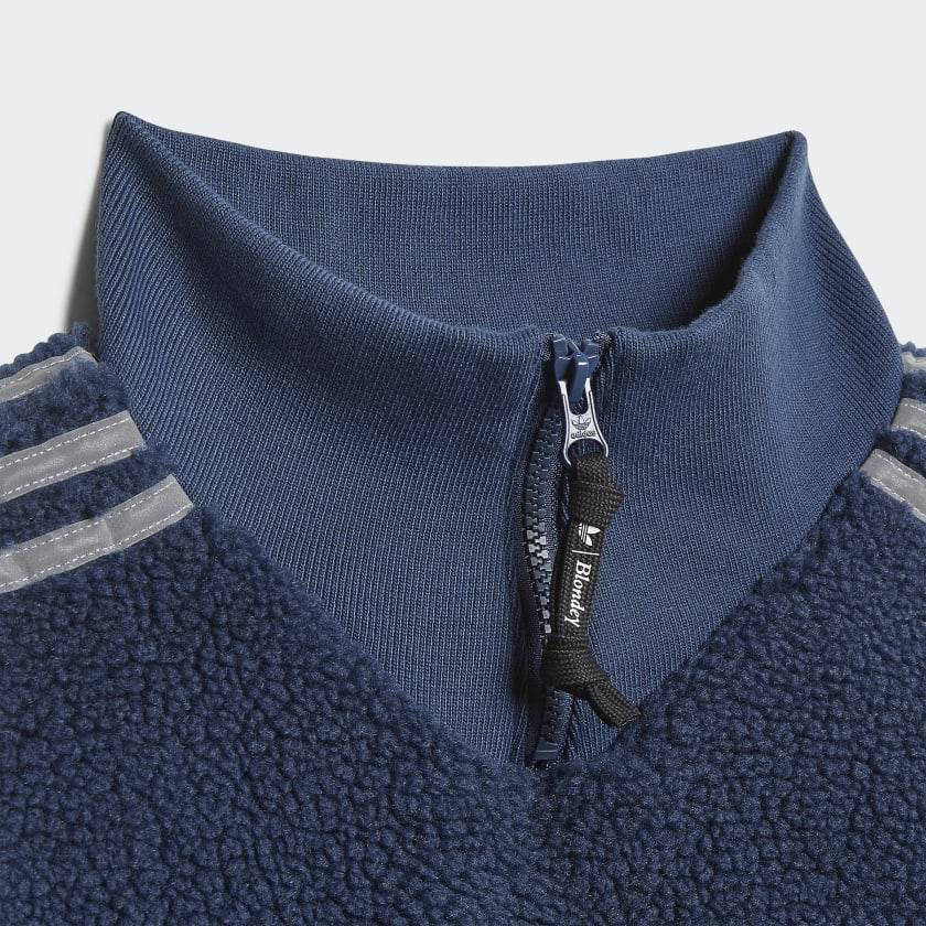 adidas x Blondey Sherpa Pullover Track Top Where To Buy GS9267