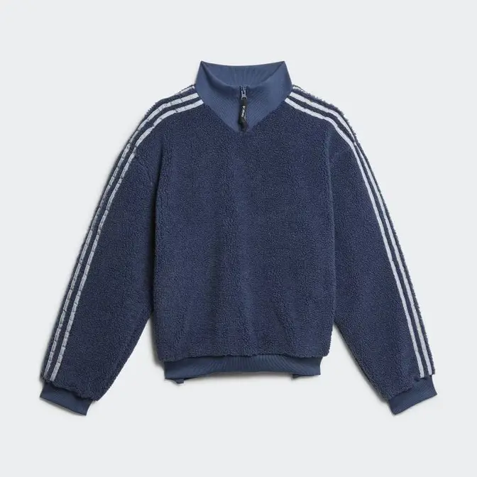 adidas x Blondey Sherpa Pullover Track Top Where To Buy GS9267 The Sole Supplier