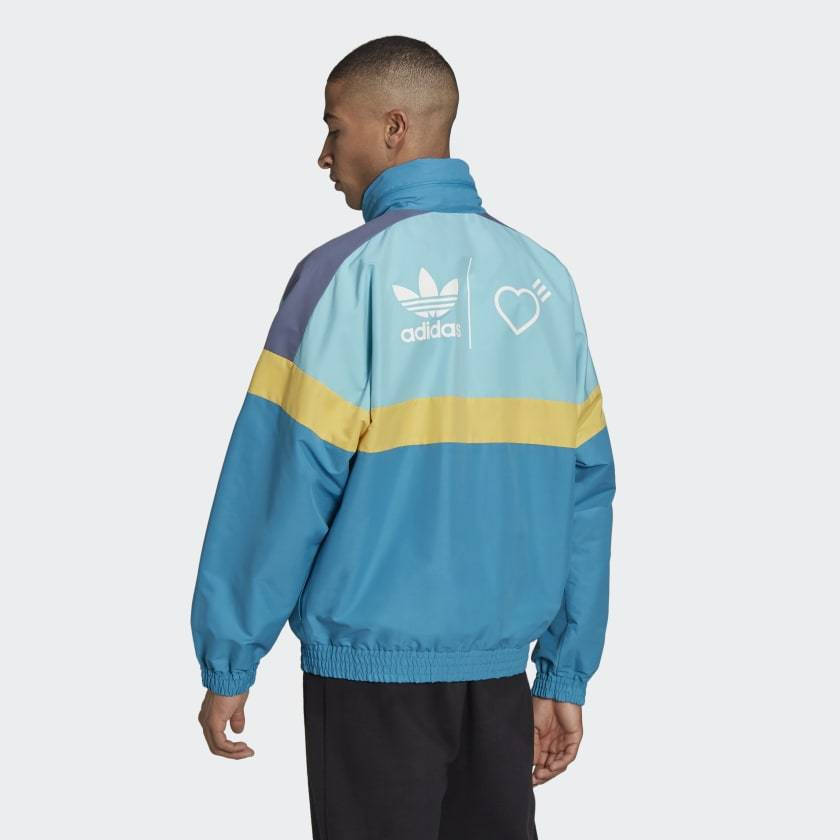 adidas x Human Made Windbreaker Blue back