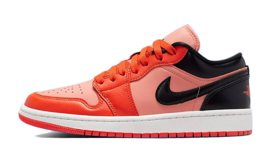 air jordan 1 low black orange white