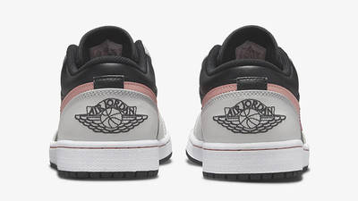 Air Jordan 1 Low Grey Black Pink 553558-062 Back