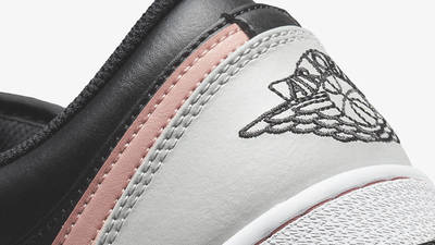 Air Jordan 1 Low Grey Black Pink 553558-062 Detail 2