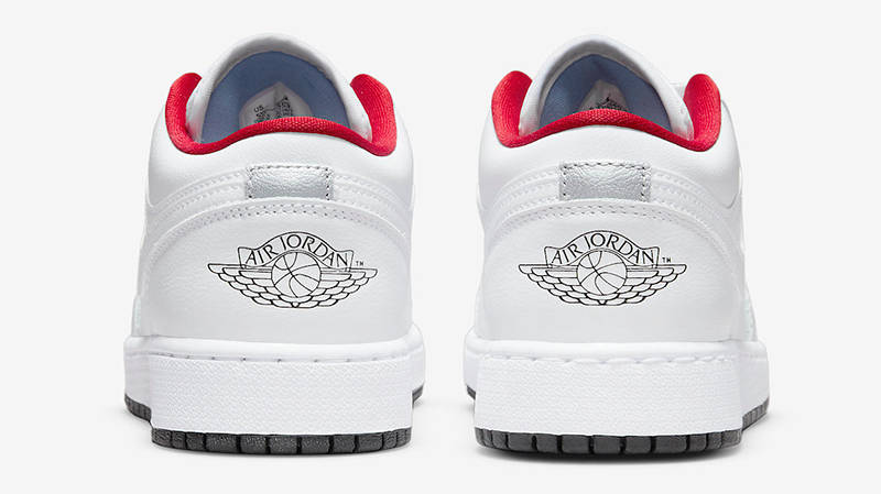 Air Jordan 1 Low GS White Red