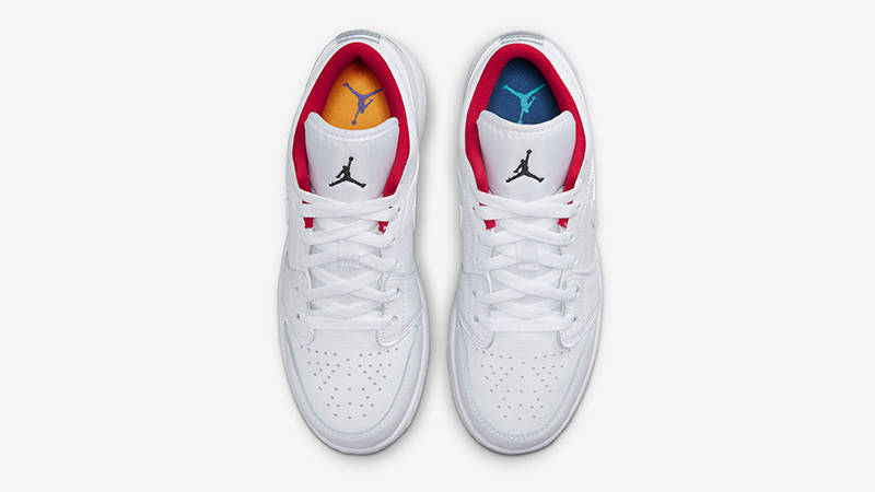 Air Jordan 1 Low GS White Red