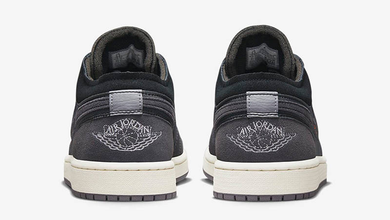 Air Jordan 1 Low Inside Out Black Grey DN1635-001 Back