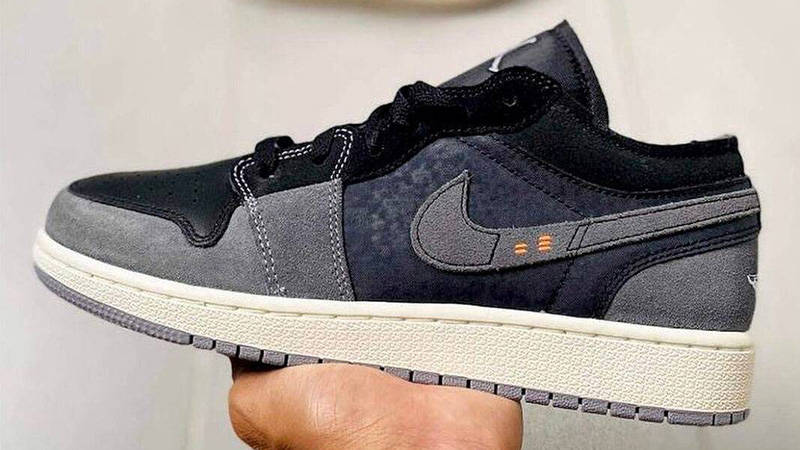 Air Jordan 1 Low Inside Out Black Grey DN1635-001 on hand